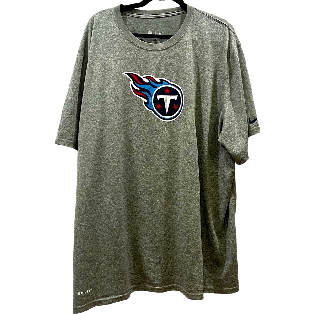 PLAYER WORN- Tennessee Titans Nike On-Field Apparel SHORT SLEEVE SHIRT 3XL